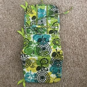 Vera Bradley Lime Ups quilted travel case